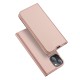 Dux Ducis Skin Pro series для Apple iPhone 13 - Розовое Золото - чехол-книжка с магнитом и стендом / подставкой