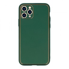 Tel Protect Luxury Leather Back Case priekš Samsung Galaxy S22 Plus 5G S906 - Zaļš - mākslīgās ādas apvalks / bampers-vāciņš