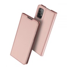 Dux Ducis Skin Pro series priekš Samsung Galaxy A33 5G A336 - Rozā Zelts - sāniski atverams maciņš ar magnētu un stendu