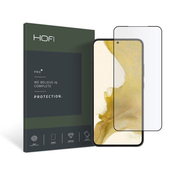 Hofi Premium Pro+ 9H Full Glue Tempered Glass Screen Protector priekš Samsung Galaxy S22 Plus 5G S906 - Ekrāna Aizsargstikls / Bruņota Stikla Aizsargplēve