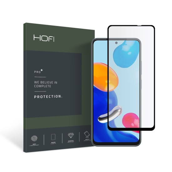 Hofi Premium Pro+ 9H Full Glue Tempered Glass Screen Protector priekš Xiaomi Redmi Note 11 / Note 11S - Ekrāna Aizsargstikls / Bruņota Stikla Aizsargplēve
