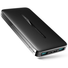 Joyroom JR-T012 10000mAh PowerBank 2x USB, 5V/2.1A total - Melns - Universāla ārējas uzlādes batereja lādētājs-akumulators (Power Bank)