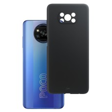3MK Matt Case priekš Xiaomi Poco M4 Pro 5G - Melns - matēts silikona aizmugures apvalks / bampers-vāciņš