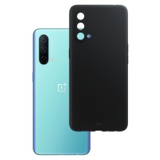 3MK Matt Case priekš OnePlus Nord CE 5G - Melns - matēts silikona aizmugures apvalks  / bampers-maciņš