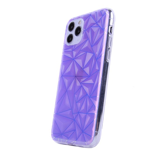 Neo Back Case priekš Apple iPhone 12 - Violets - silikona aizmugures apvalks / bampers-vāciņš