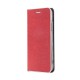 Luna Book Silver Case priekš Samsung Galaxy A52 A525 / A52 5G A526 / A52s 5G A528 - Sarkans - sāniski atverams maciņš ar magnētu stendu / grāmatveida maks