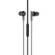 XO EP32 Wired Stereo Earphones with Remote and Mic jack 3.5mm - Melnas - Universālas stereo austiņas ar mikrofonu un pulti