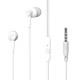XO EP33 Wired Stereo Earphones with Remote and Mic jack 3.5mm - Baltas - Universālas stereo austiņas ar mikrofonu un pulti