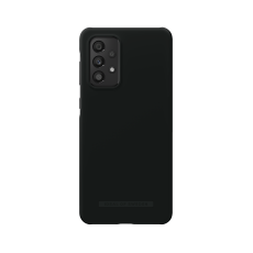 iDeal of Sweden Seamless SS22 Back Case priekš Samsung Galaxy A33 5G A336 - Coal Black - ciets silikona aizmugures apvalks ar iebūvētu metālisku plāksni / bampers-vāciņš