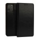 Special Leather Book Case priekš Samsung Galaxy S20 FE G780 - Melns - dabīgās ādas maciņš sāniski atverams ar stendu