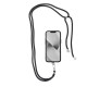 Swing Pendant on the Neck or Arm for the Phone / lenght 165cm - Melns - Regulējama kakla vai rokas lente