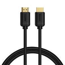 Baseus 5M CAKGQ-D01 HDMI to HDMI (v2.0 / 4K) 60Hz High Defination Cable Adapter - Melns - video adapteris vads / kabelis