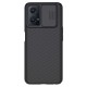 Nillkin CamShield Slide Camera Back Hard Case Cover priekš Realme 9 4G / 9 Pro Plus - Melns - plastikas aizmugures apvalks / bampers ar kameras aizsargmehānismu