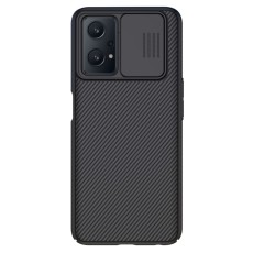 Nillkin CamShield Slide Camera Back Hard Case Cover priekš Realme 9 Pro / OnePlus Nord CE 2 Lite 5G - Melns - plastikas aizmugures apvalks / bampers ar kameras aizsargmehānismu