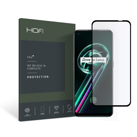 Hofi Premium Pro+ 9H Full Glue Tempered Glass Screen Protector priekš Realme 9 4G / 9 Pro Plus - Ekrāna Aizsargstikls / Bruņota Stikla Aizsargplēve