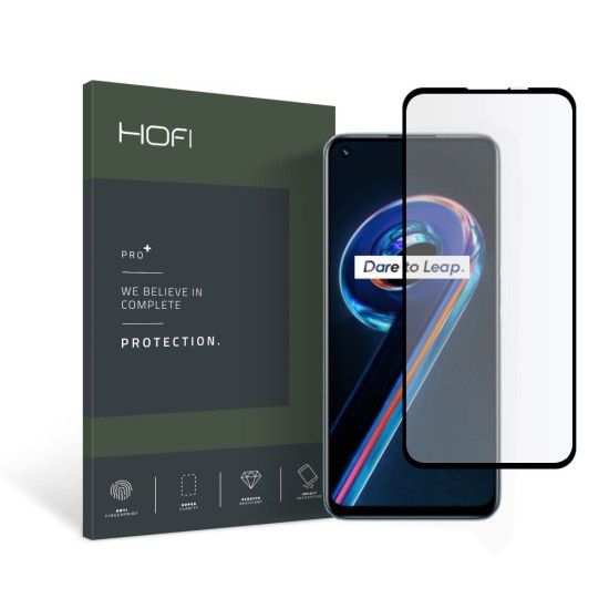 Hofi Premium Pro+ 9H Full Glue Tempered Glass Screen Protector priekš Realme 9i - Ekrāna Aizsargstikls / Bruņota Stikla Aizsargplēve