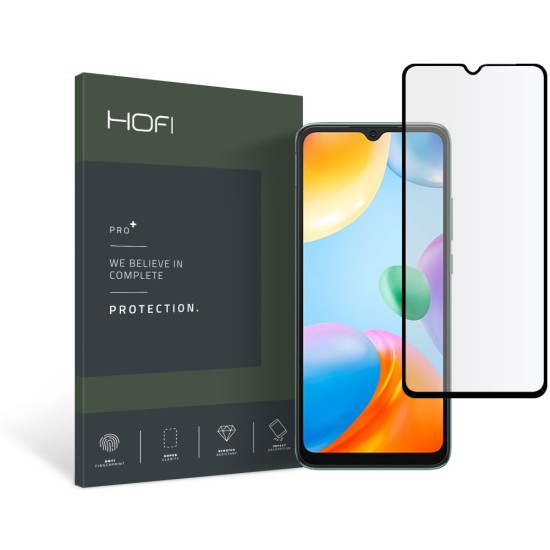 Hofi Premium Pro+ 9H Full Glue Tempered Glass Screen Protector priekš Xiaomi Redmi 10C / Poco C40 - Ekrāna Aizsargstikls / Bruņota Stikla Aizsargplēve