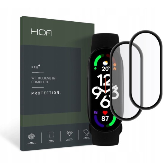 Hofi Premium Pro+ 9H Hybrid Glass Screen Protector для Xiaomi Mi Smart Band 7 - Защитное стекло / Бронированое / Закалённое антиударное