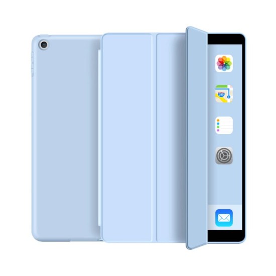 Tech-Protect Smart Case priekš Apple iPad 10.2 (2019 / 2020 / 2021) - Gaiši Zils - sāniski atverams maciņš ar magnētu un stendu