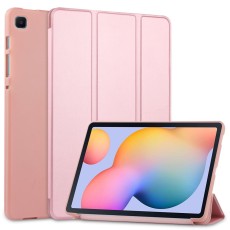 Tech-Protect Smart Case 2 priekš Samsung Galaxy Tab S6 Lite P610 / P613 / P615 / P619 - Rozā Zelts - sāniski atverams maciņš ar magnētu un stendu