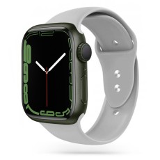 Tech-Protect Silicone Watch Band priekš Apple Watch 42 / 44 / 45 / 46mm / Ultra 49 mm - Pelēks - silikona siksniņa viedpulksteņiem