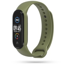 Tech-Protect Iconband priekš Xiaomi Mi Smart Band 7 - Haki - silikona siksniņa viedpulksteņiem
