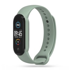 Tech-Protect Iconband priekš Xiaomi Mi Smart Band 7 - Olīvu Zaļš - silikona siksniņa viedpulksteņiem