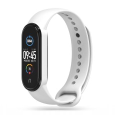 Tech-Protect Iconband priekš Xiaomi Mi Smart Band 7 - Balts - silikona siksniņa viedpulksteņiem