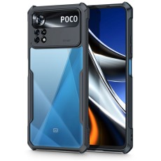 Tech-Protect Xund series Back Case priekš Xiaomi Poco X4 Pro 5G - Melns - triecienizturīgs silikona-plastikāta aizmugures apvalks / bampers-vāciņš