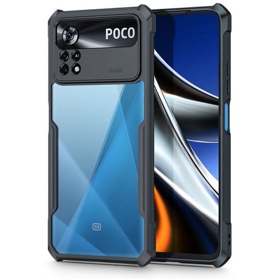 Tech-Protect Xund series Back Case priekš Xiaomi Poco X4 Pro 5G - Melns - triecienizturīgs silikona-plastikāta aizmugures apvalks / bampers-vāciņš