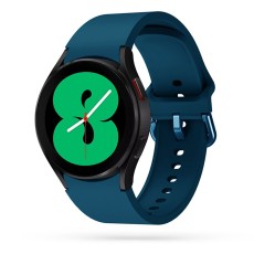 Tech-Protect Iconband Silicone Strap priekš Samsung Galaxy Watch 4 / 5 / 5 Pro / 6 / Classic / 7 / FE (40 / 42 / 43 / 44 / 45 / 46 / 47 mm) - Zils - silikona siksniņas (jostas) priekš pulksteņiem