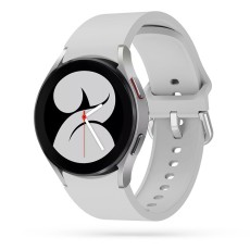 Tech-Protect Iconband Silicone Strap priekš Samsung Galaxy Watch 4 / 5 / 5 Pro / 6 / Classic / 7 / FE (40 / 42 / 43 / 44 / 45 / 46 / 47 mm) - Pelēks - silikona siksniņas (jostas) priekš pulksteņiem