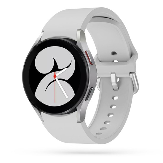 Tech-Protect Iconband Silicone Strap для Samsung Galaxy Watch 4 / 5 / 5 Pro / 6 / Classic (40 / 42 / 43 / 44 / 45 / 46 / 47 mm) - Серый - силиконовый ремешок для часов