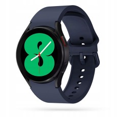 Tech-Protect Iconband Silicone Strap priekš Samsung Galaxy Watch 4 / 5 / 5 Pro / 6 / Classic / 7 / FE (40 / 42 / 43 / 44 / 45 / 46 / 47 mm) - Tumši Zils - silikona siksniņas (jostas) priekš pulksteņiem