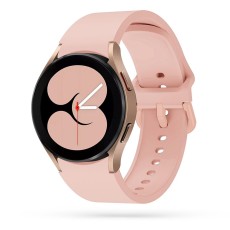 Tech-Protect Iconband Silicone Strap priekš Samsung Galaxy Watch 4 / 5 / 5 Pro / 6 / Classic / 7 / FE (40 / 42 / 43 / 44 / 45 / 46 / 47 mm) - Gaiši Rozā - silikona siksniņas (jostas) priekš pulksteņiem
