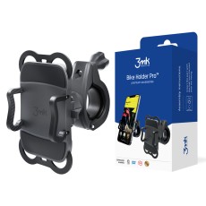 3MK Bike Holder Pro / Universal Motorcycle phone holder - Melns - Universāls telefona turētājs / stiprinājums uz velosipēda / motocikla stūres