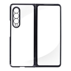 Forcell Focus Case priekš Samsung Galaxy Fold3 5G - Caurspīdīgs / Melns - plastikas aizmugures apvalks / vāciņš