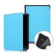 PocketBook Solid Color Case priekš Basic 4 (606) / Lux 2 (616) / Touch Lux 4 / 5 (627, 628) / Touch HD3 (632) / Color (633) - Gaiši Zils - mākslīgās ādas sāniski atverams maks / maciņš
