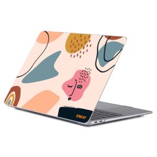 Enkay Hat Prince Hard PC Protective Case priekš Apple MacBook Air 13-inch (2018 / 2019) A1932; (2020) A2179; M1 (2020) A2337 - Figūras - plastikas no abām pusēm apvalks / maciņš