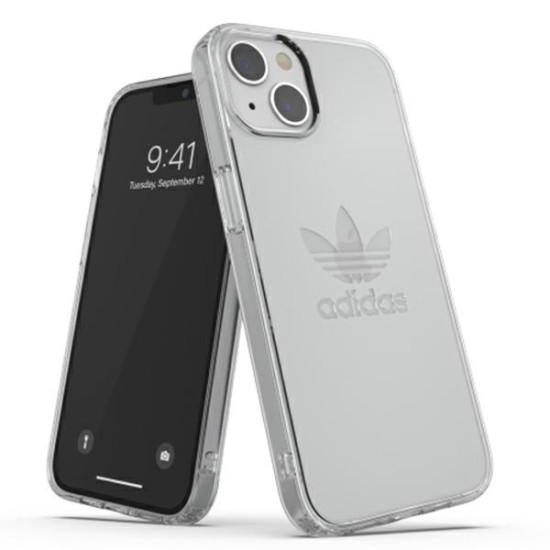 Adidas Originals Protective Back Case priekš Apple iPhone 13 - Caurspīdīgs - silikona aizmugures apvalks / bampers-vāciņš
