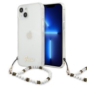 Guess White Pearl Collection Back Case