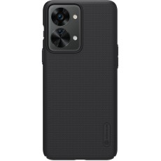 Nillkin Super Frosted Shield Matte PC Mobile Cover priekš OnePlus Nord 2T 5G - Melns - plastikas aizmugures apvalks / bampers-vāciņš