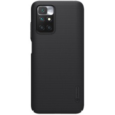 Nillkin Super Frosted Shield Matte PC Mobile Cover priekš Xiaomi Redmi 10 - Melns - plastikas aizmugures apvalks / bampers-vāciņš