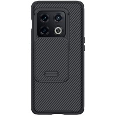 Nillkin CamShield Slide Camera Back Hard Case Cover priekš OnePlus 10 Pro 5G - Melns - plastikas aizmugures apvalks / bampers ar kameras aizsargmehānismu