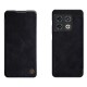 NILLKIN Qin Series Card Holder Leather Flip Case priekš OnePlus 10 Pro 5G - Melns - sāniski atverams maciņš / grāmatveida maks