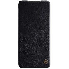NILLKIN Qin Series Card Holder Leather Flip Case priekš Samsung Galaxy A13 5G A136 / A04s A047F - Melns - sāniski atverams maciņš