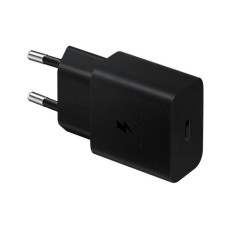 Samsung EP-T1510EBE Type-C Fast Charge PD 15W Tīkla lādētājs - Melns (bez iepakojuma)