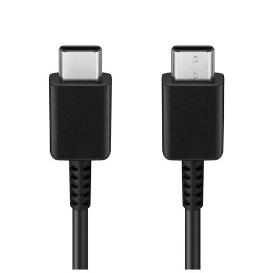 Samsung 1.8M EP-DW767JBE Type-C to Type-C 3A cable (bez iepakojuma) - Melns - USB-C lādēšanas un datu kabelis / vads