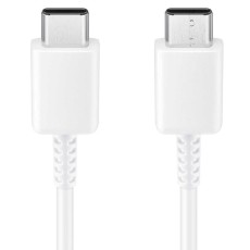 Samsung 1.8M EP-DW767JWE Type-C to Type-C 3A cable (bez iepakojuma) - Balts - USB-C lādēšanas un datu kabelis / vads