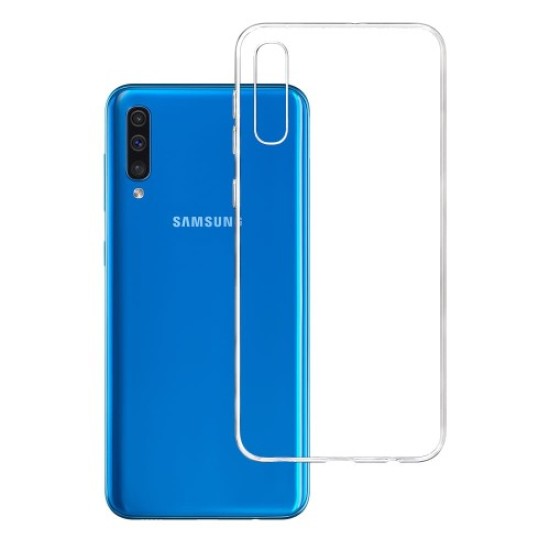 3MK Clear Case priekš Samsung Galaxy A50 A505 / A30s A307 - Caurspīdīgs - silikona aizmugures apvalks / bampers-vāciņš